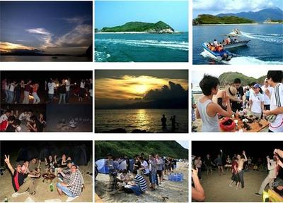 大甲島露營燒烤兩日游 深圳周邊的海島野趣之旅