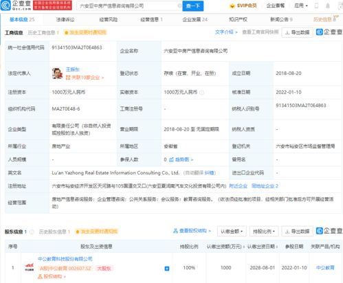 中公教育全資控股兩家房產(chǎn)咨詢公司，戰(zhàn)略布局引發(fā)關(guān)注